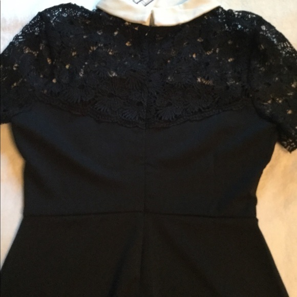 LAST CHANCE! Fit and Flare Lace Yoke Dress - Picture 4 of 9